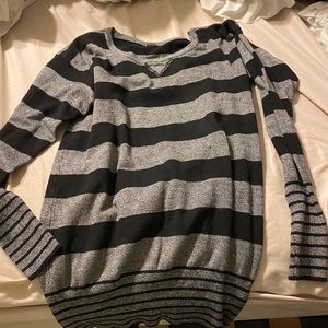 Black & Grey striped sweater